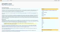 Desktop Screenshot of peripateticaxiom.blogspot.com