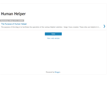Tablet Screenshot of humanhelper.blogspot.com