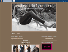 Tablet Screenshot of foreverfashionate.blogspot.com