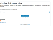 Tablet Screenshot of 2caminosdeesperanza.blogspot.com