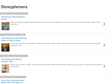 Tablet Screenshot of disneyphemera.blogspot.com