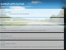 Tablet Screenshot of bunkerapplication.blogspot.com