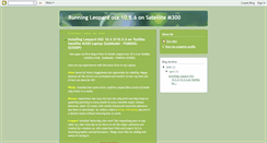 Desktop Screenshot of installleopard.blogspot.com