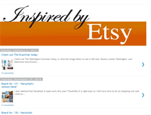 Tablet Screenshot of etsyinspiration.blogspot.com