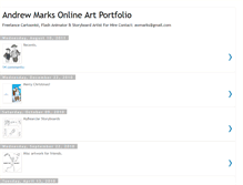 Tablet Screenshot of drewmarks.blogspot.com