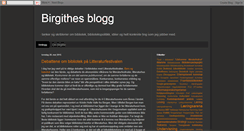 Desktop Screenshot of birgithes-o.blogspot.com