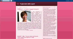 Desktop Screenshot of giornaledellosport.blogspot.com