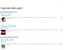 Tablet Screenshot of giornaledellosport.blogspot.com