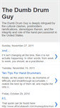Mobile Screenshot of dumbdrumguy.blogspot.com