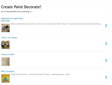 Tablet Screenshot of createpaintdecorate.blogspot.com