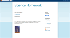 Desktop Screenshot of javierb-science-homework.blogspot.com