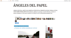 Desktop Screenshot of angelesdelpapel.blogspot.com