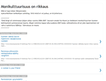 Tablet Screenshot of monikulttuurisuusonrikkaus.blogspot.com
