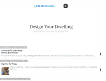 Tablet Screenshot of designyourdwelling.blogspot.com
