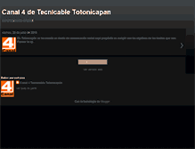 Tablet Screenshot of canal4tecni.blogspot.com