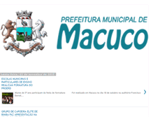 Tablet Screenshot of prefeituramacuco.blogspot.com