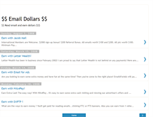 Tablet Screenshot of email-dollars.blogspot.com