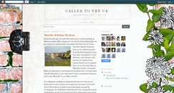Desktop Screenshot of calledtotheuk.blogspot.com