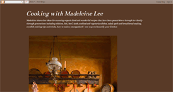 Desktop Screenshot of cookingwithmadeleinelee.blogspot.com