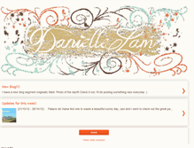 Tablet Screenshot of daniellelam.blogspot.com