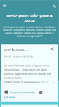 Mobile Screenshot of cmquemnaoqueracoisa.blogspot.com