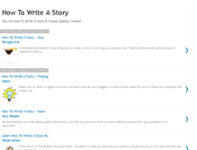 Tablet Screenshot of how-to-write-a-story.blogspot.com