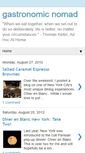 Mobile Screenshot of gastronomicnomad.blogspot.com