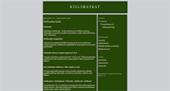 Desktop Screenshot of kielimatkat.blogspot.com