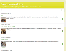 Tablet Screenshot of greenpasturesfarm.blogspot.com