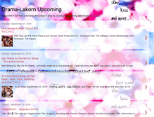 Tablet Screenshot of drama-lakornupcoming.blogspot.com