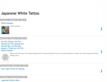 Tablet Screenshot of japanesewhitetattoo.blogspot.com