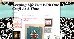 Desktop Screenshot of keepinglifefunwithonecraftatatime.blogspot.com