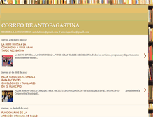 Tablet Screenshot of correoantofagastina.blogspot.com