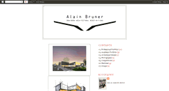 Desktop Screenshot of alainbruner.blogspot.com