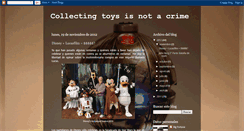 Desktop Screenshot of collectingtoysisnotacrime.blogspot.com