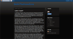Desktop Screenshot of getinthekonezone.blogspot.com
