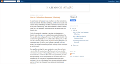 Desktop Screenshot of hs-hammock-stand.blogspot.com