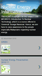 Mobile Screenshot of nuclearenergyinfo.blogspot.com