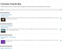 Tablet Screenshot of christian-chords-box.blogspot.com