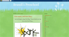 Desktop Screenshot of brandiparkpreschool.blogspot.com