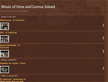 Tablet Screenshot of music-of-lesvos.blogspot.com