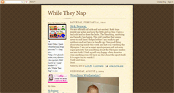 Desktop Screenshot of jami-whiletheynap.blogspot.com