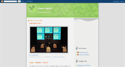 Desktop Screenshot of chessreport.blogspot.com