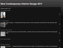 Tablet Screenshot of new-contemporary-interior-design-2011.blogspot.com