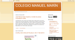 Desktop Screenshot of colegiomanuelmarin.blogspot.com