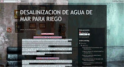 Desktop Screenshot of desalinizacion.blogspot.com