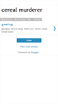 Mobile Screenshot of cereal-murderer.blogspot.com