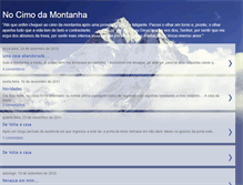 Tablet Screenshot of nocimodamontanha.blogspot.com