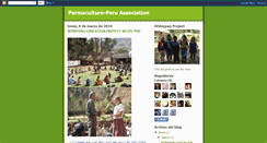 Desktop Screenshot of permaculture-peru.blogspot.com