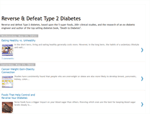 Tablet Screenshot of beattype2diabetes.blogspot.com